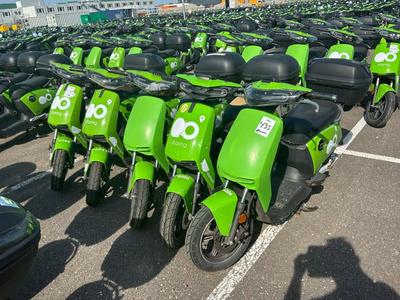 Overzichtsfoto van Super SOCO CUx Partij Elektrische opknap scooters (5x)